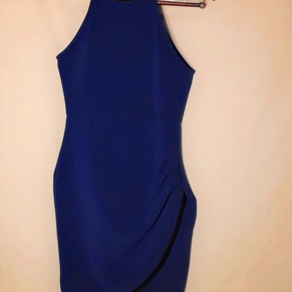 NWT Almost Famous Navy Dress Size S - Picture 2 of 9